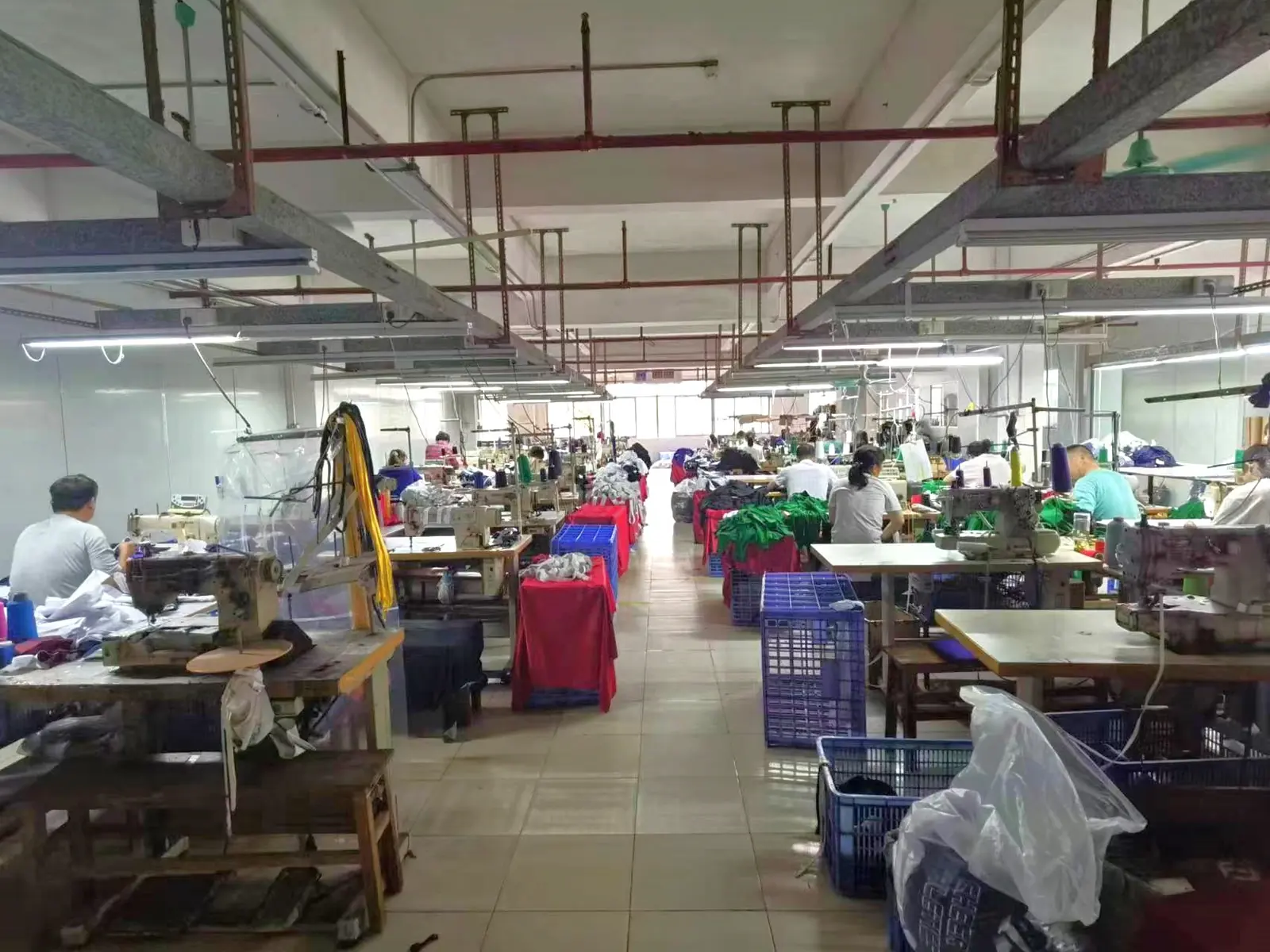 Workshop floor — RUIXING Sportswear