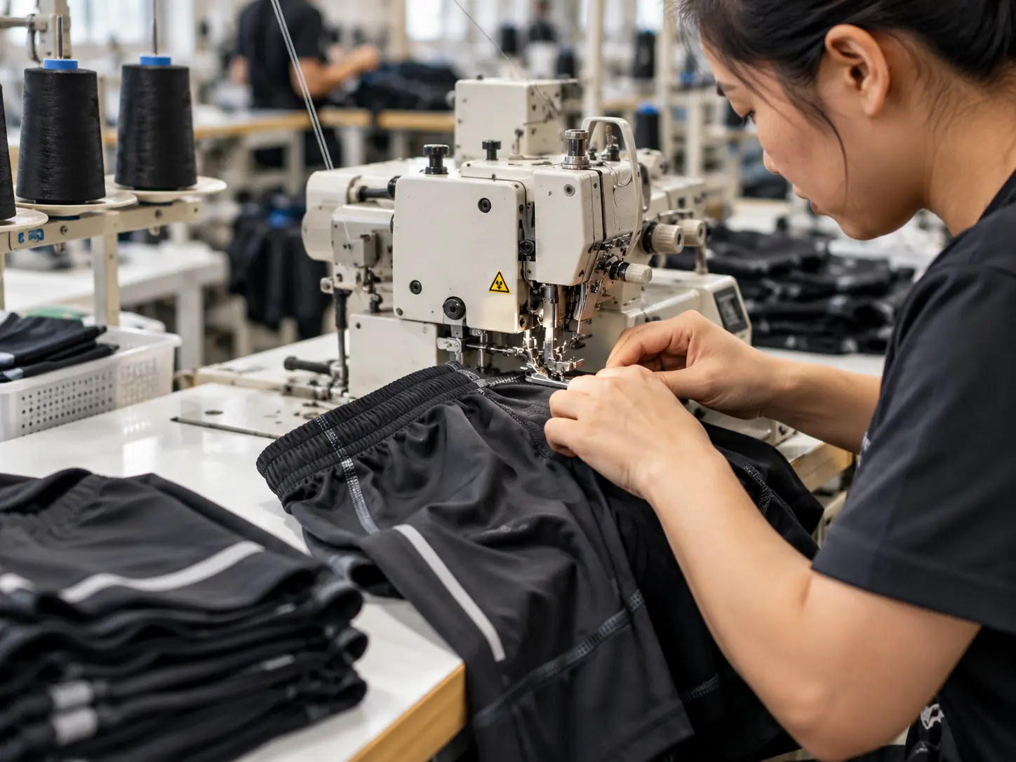 Production step — RUIXING Sportswear