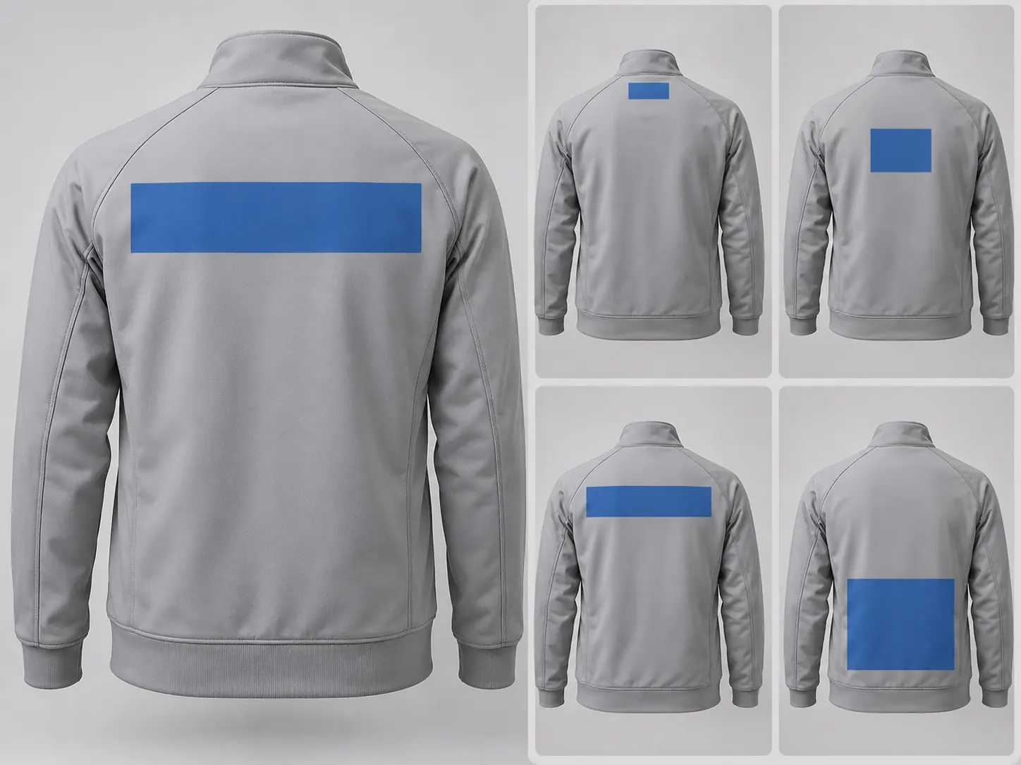 Jacket back print placement — RUIXING Sportswear