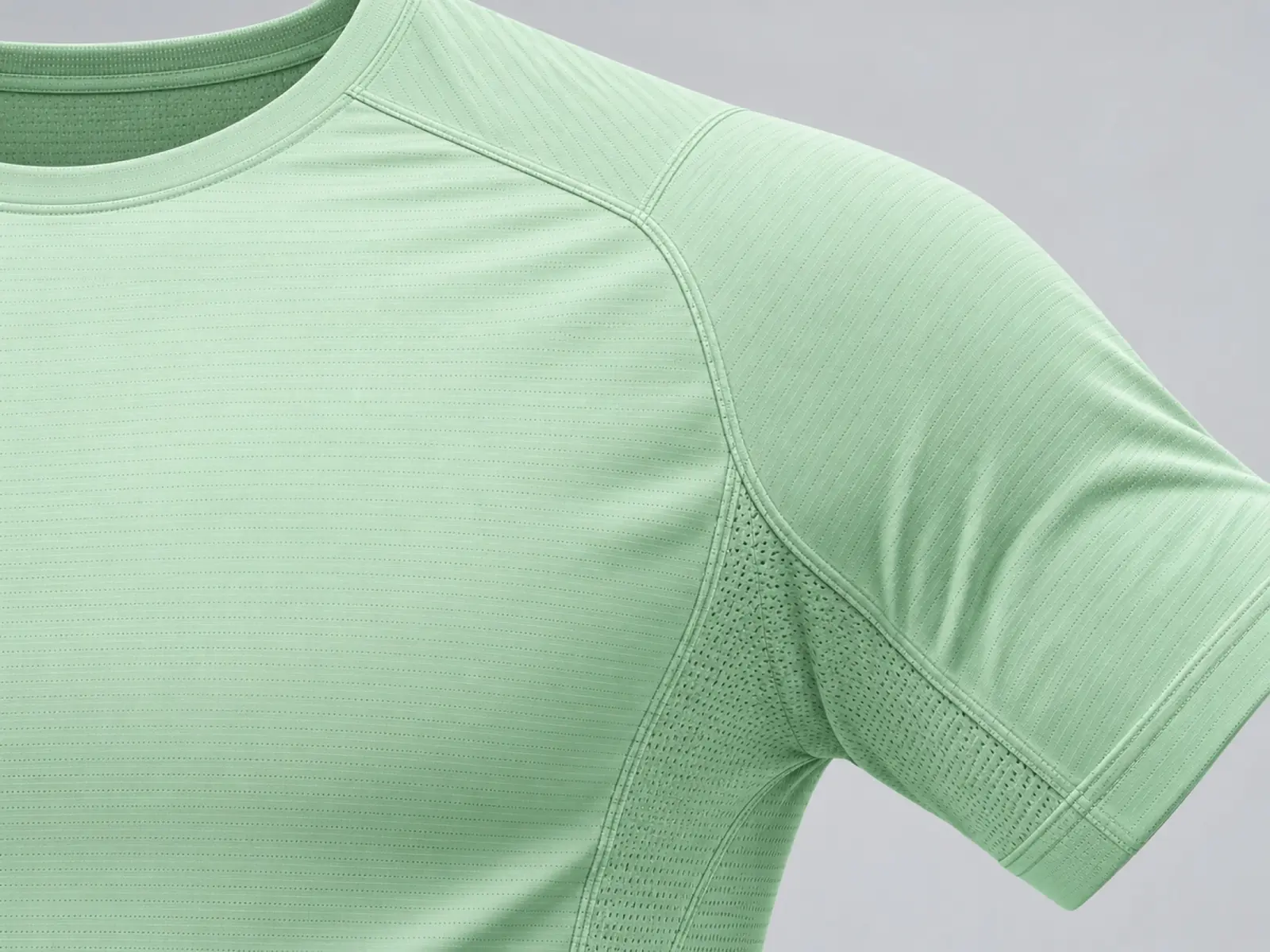 Shoulder & underarm close-up — RUIXING Sportswear