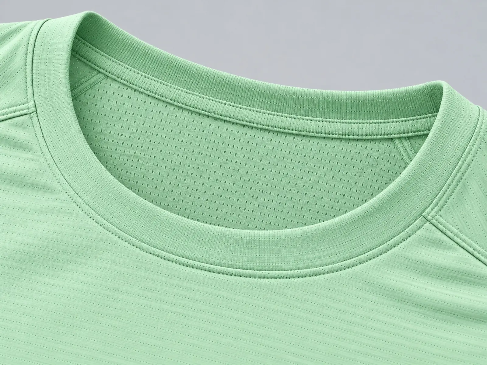 Neck label & seam detail — RUIXING Sportswear