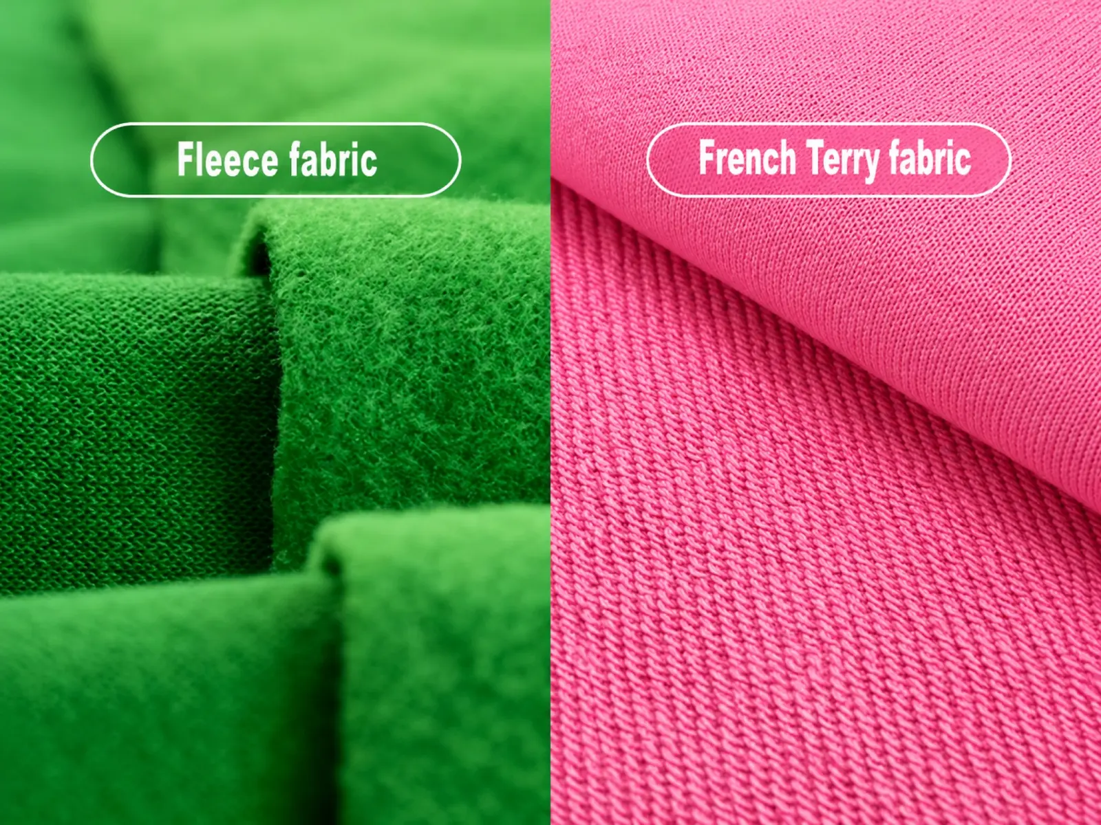 French terry vs fleece — RUIXING Sportswear