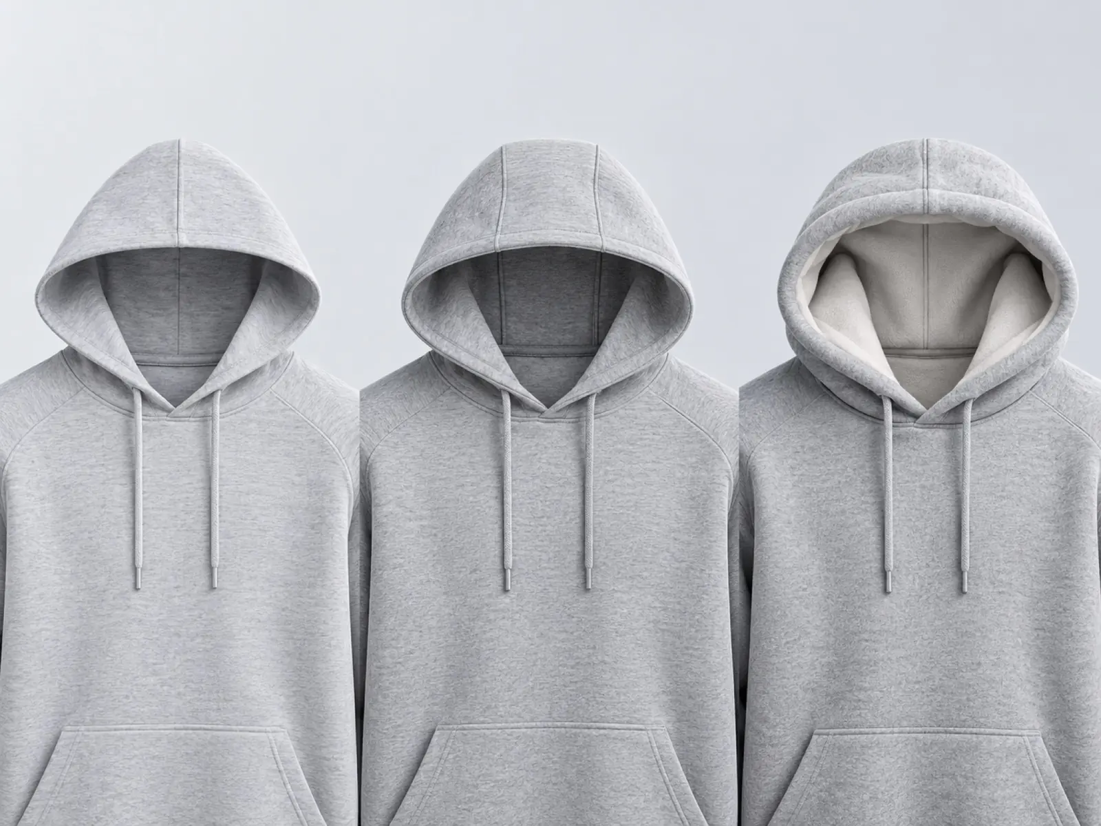 Hood & weight comparison — RUIXING Sportswear