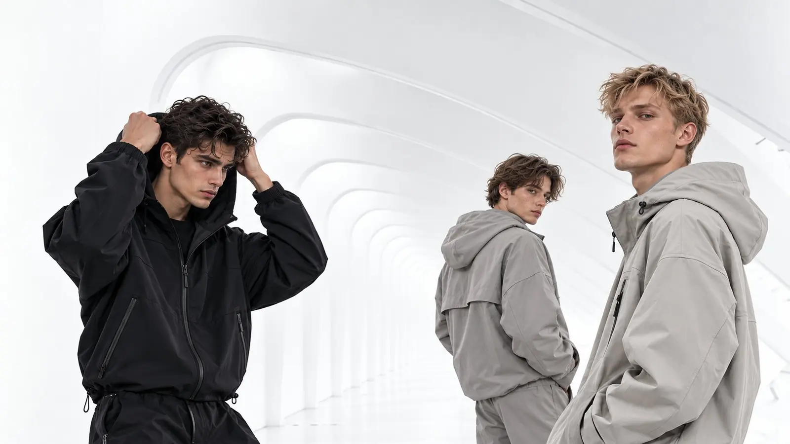 Jacket on model — RUIXING Sportswear