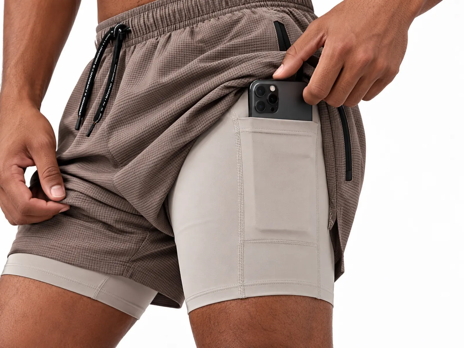Phone pocket detail — RUIXING Sportswear