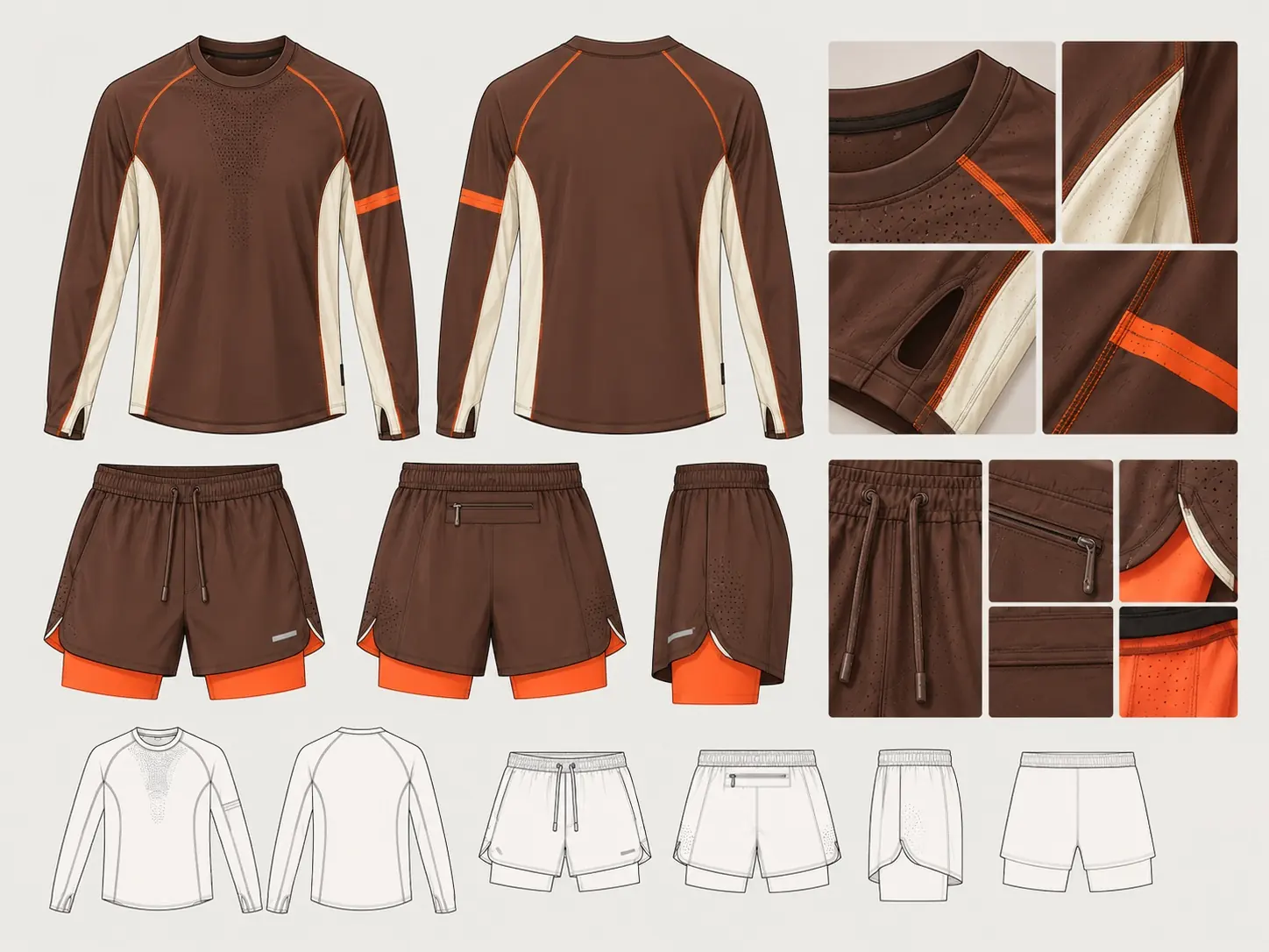 Sportswear sketch — RUIXING Sportswear