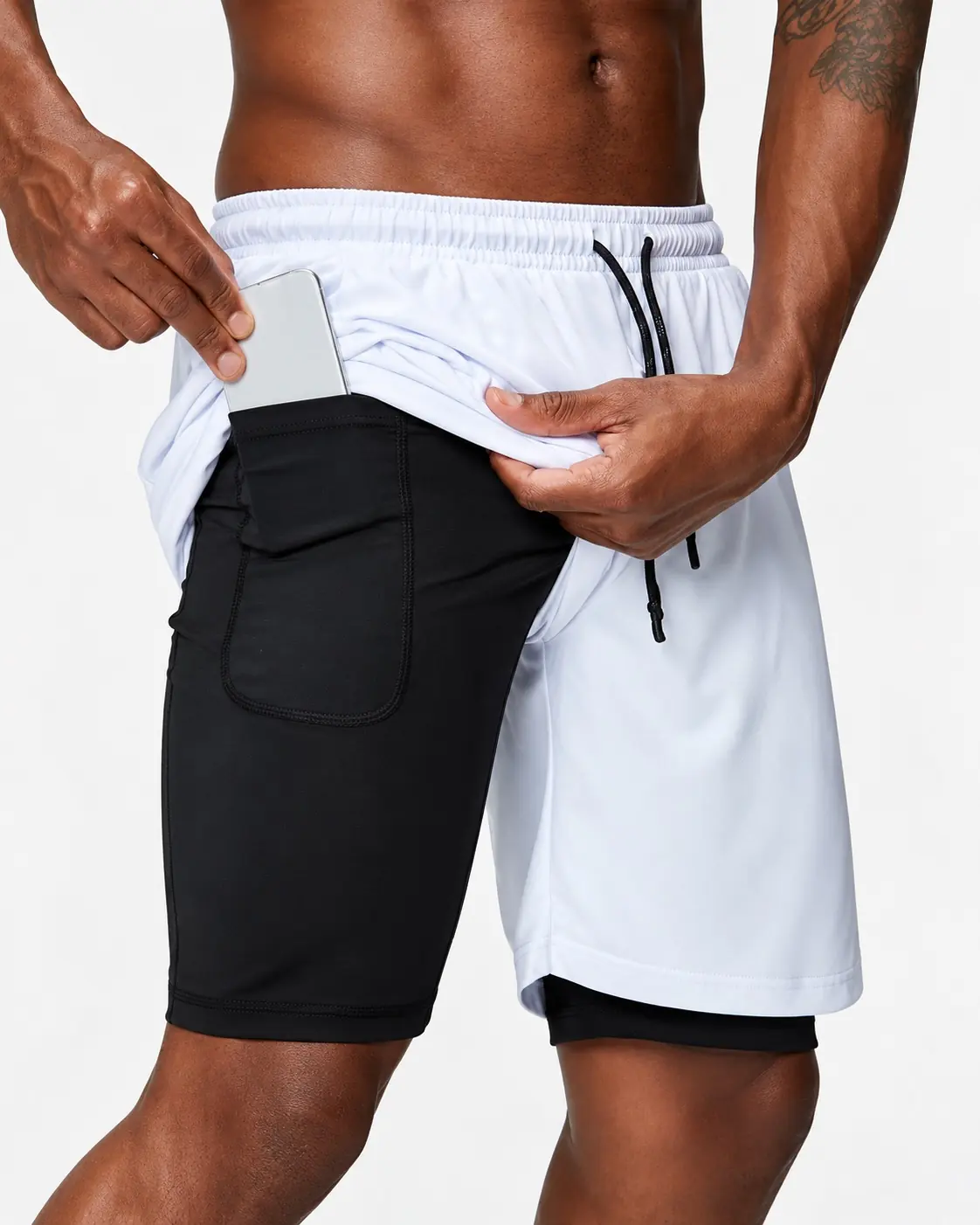 2-in-1 shorts structure board — RUIXING Sportswear