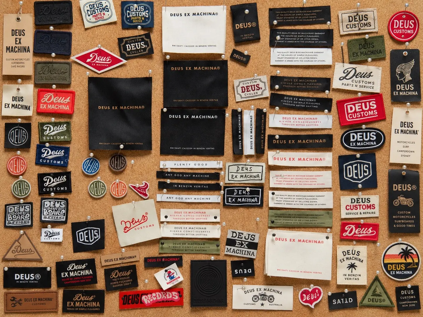Logo, label, hangtag & packaging board — RUIXING Sportswear