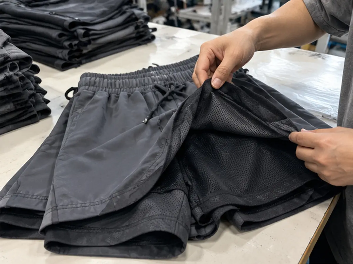 Lined shorts layers — RUIXING Sportswear