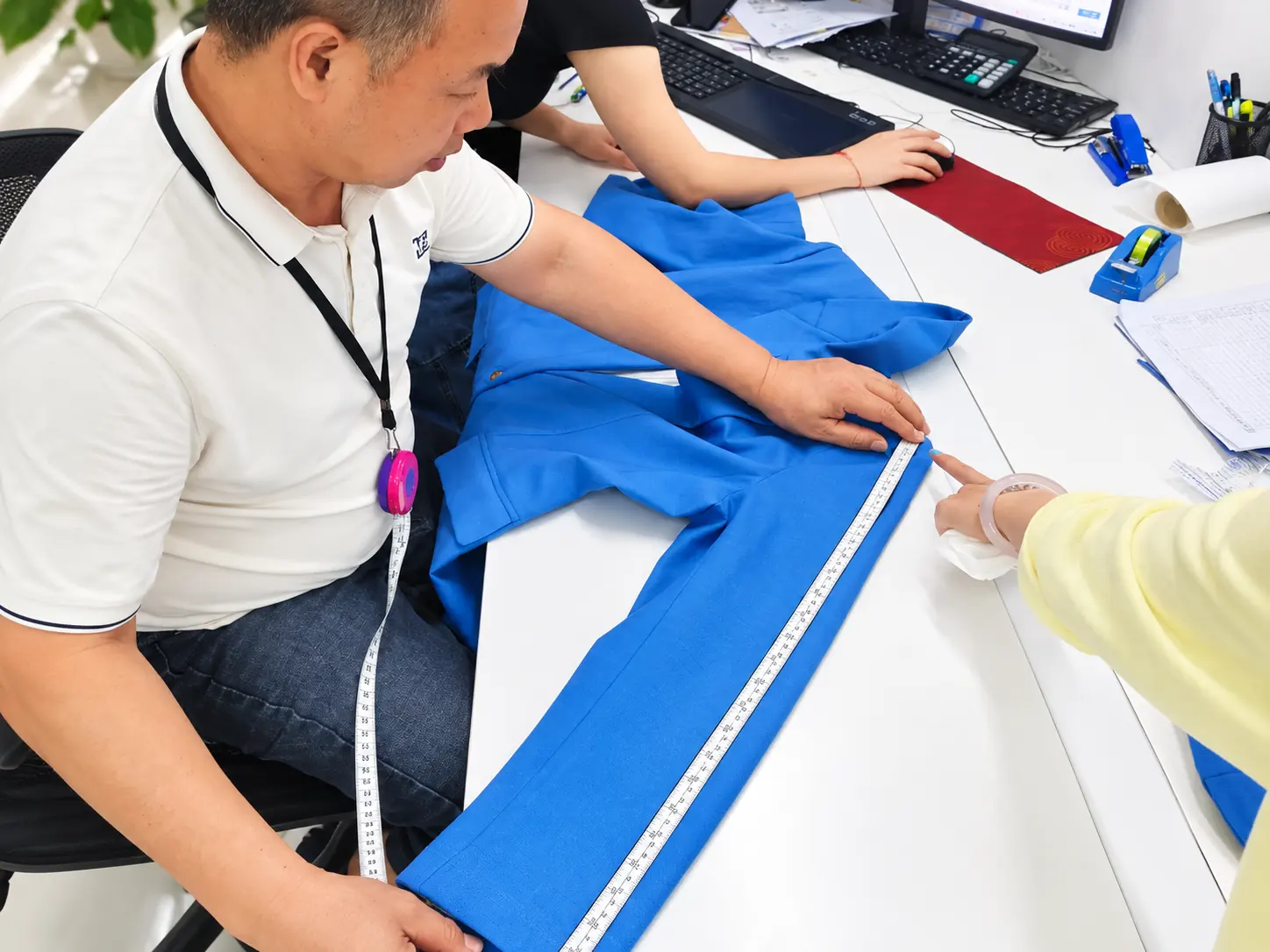 QC measurement — RUIXING Sportswear