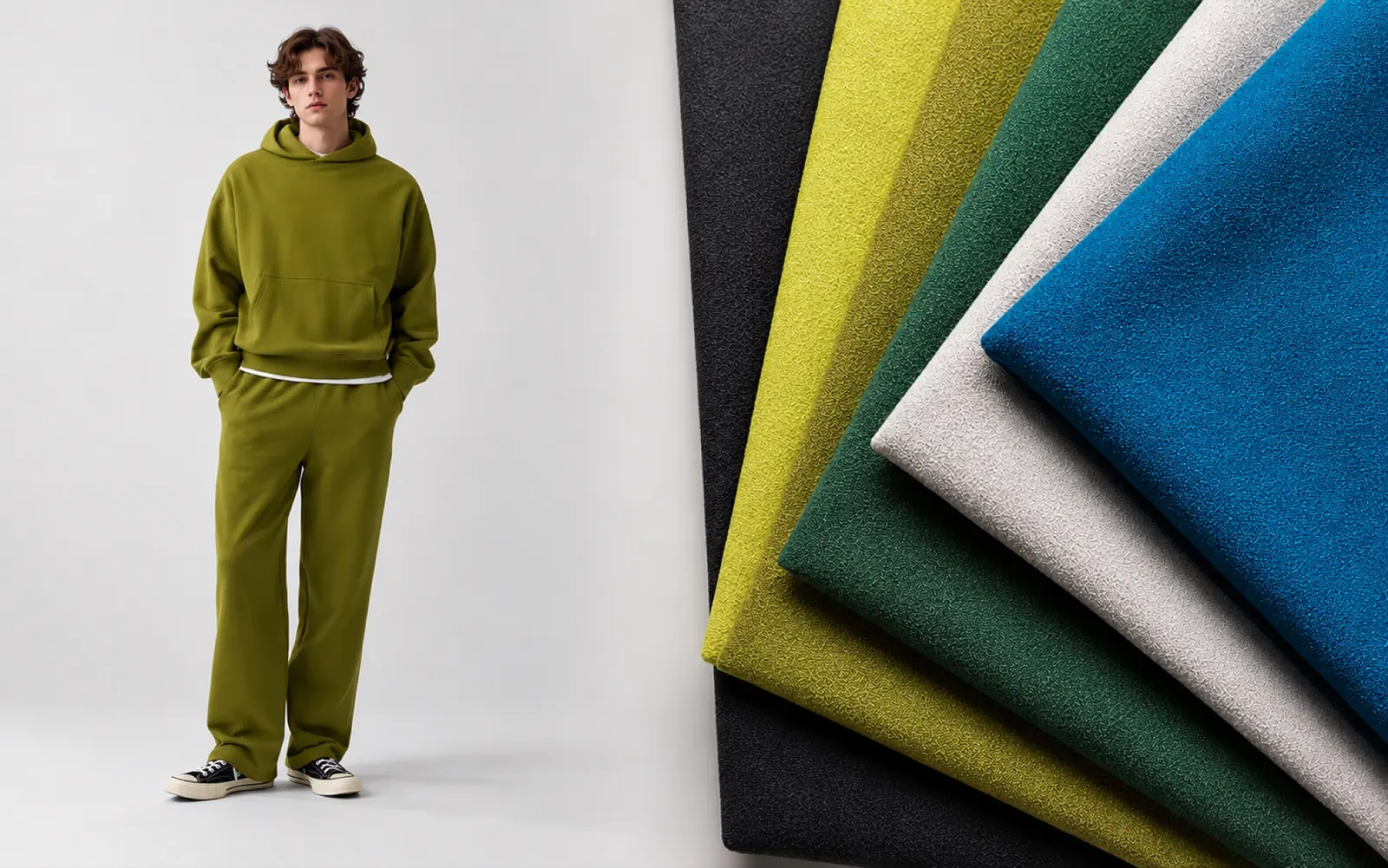 Set with color board — RUIXING Sportswear