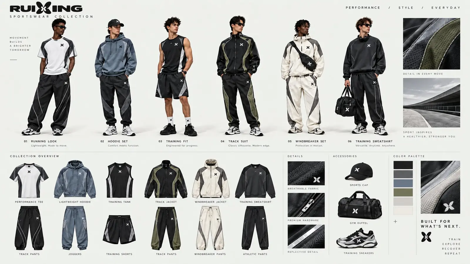Mock-up vs real sample — RUIXING Sportswear