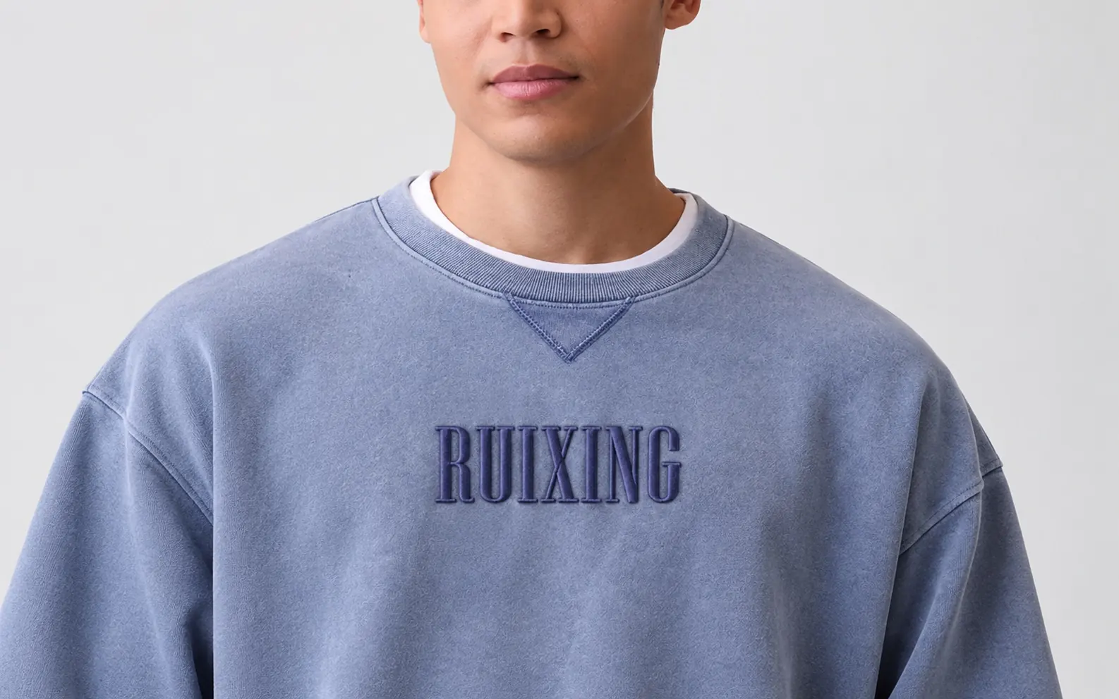 Embroidery on sweatshirt — RUIXING Sportswear